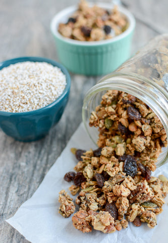 Ancient grain granola recipe on the Best Day Ever blog.