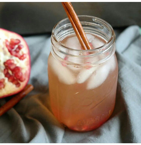 Apple and pomegranate mocktail on the Best Day Ever blog
