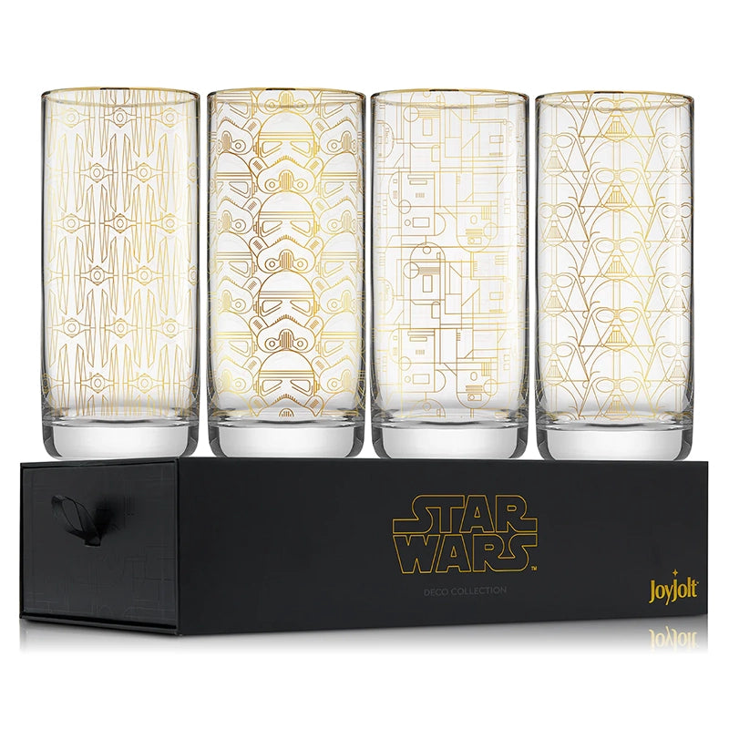 JoyJolt Striking Sketch Art Star Wars Pint Glasses - Set of 4 Pint Glass  Capacity Traditional Drinki…See more JoyJolt Striking Sketch Art Star Wars