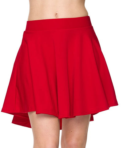 High Low Mini Scuba Skater Skirt – HYPNIQUE BOUTIQUE