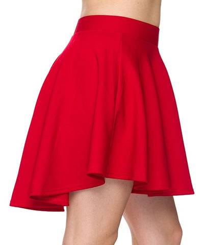 High Low Mini Scuba Skater Skirt – HYPNIQUE BOUTIQUE