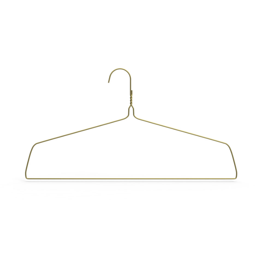 Children's White Wooden Mix Hanger w/ Gold Royal Heirloom- –