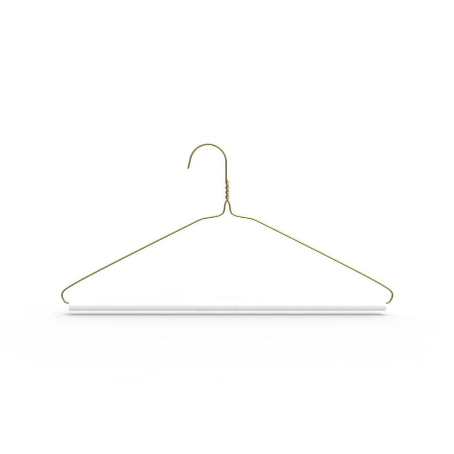 Commercial Grade Metal Children's Hangers - 13 Length/ 13 Gauge - 500/Box  - Gold