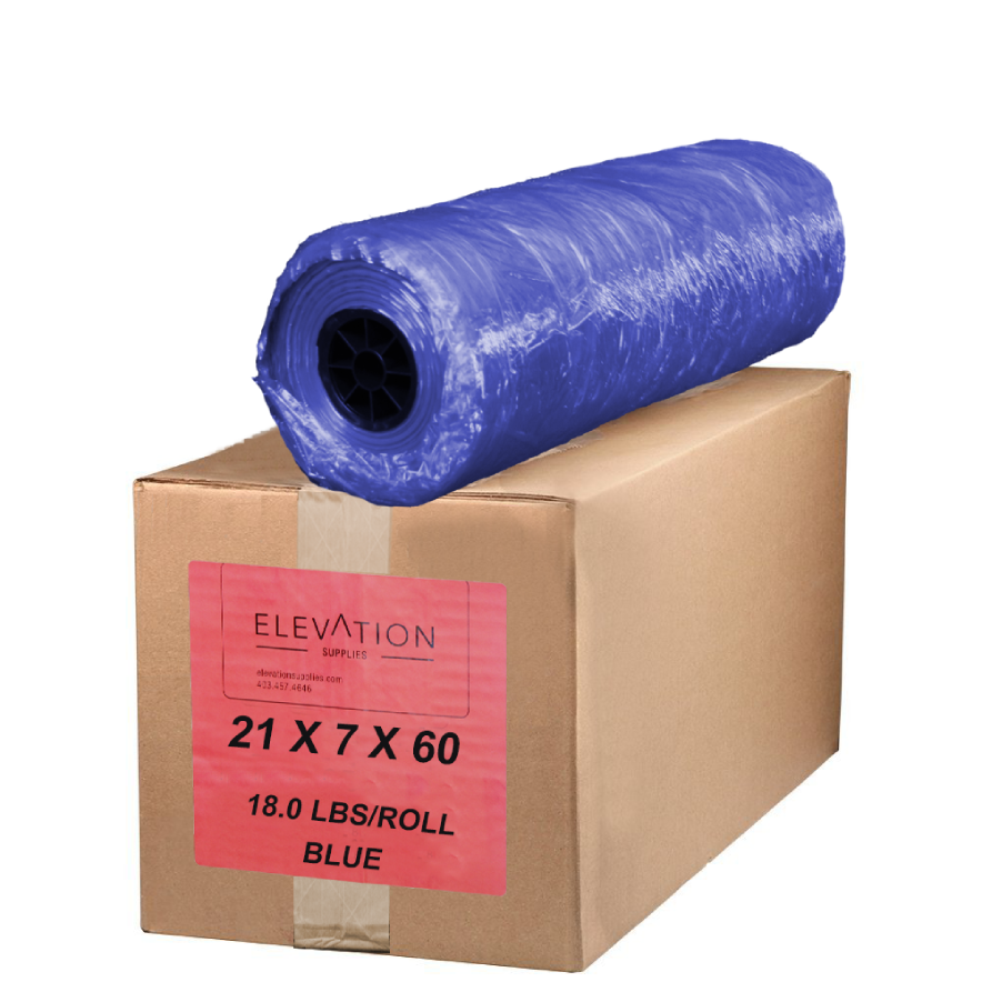 Garment poly roll 42 x 4 + 21 , 23 lb