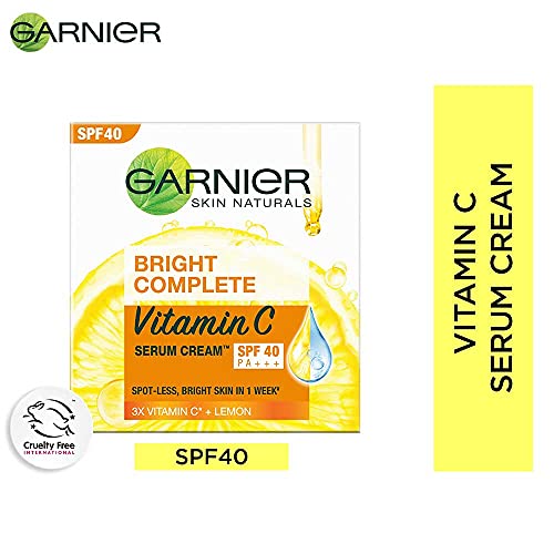 Garnier Bright Complete Vitamin C Spf40 Pa Serum Cream 45g Stuff From India