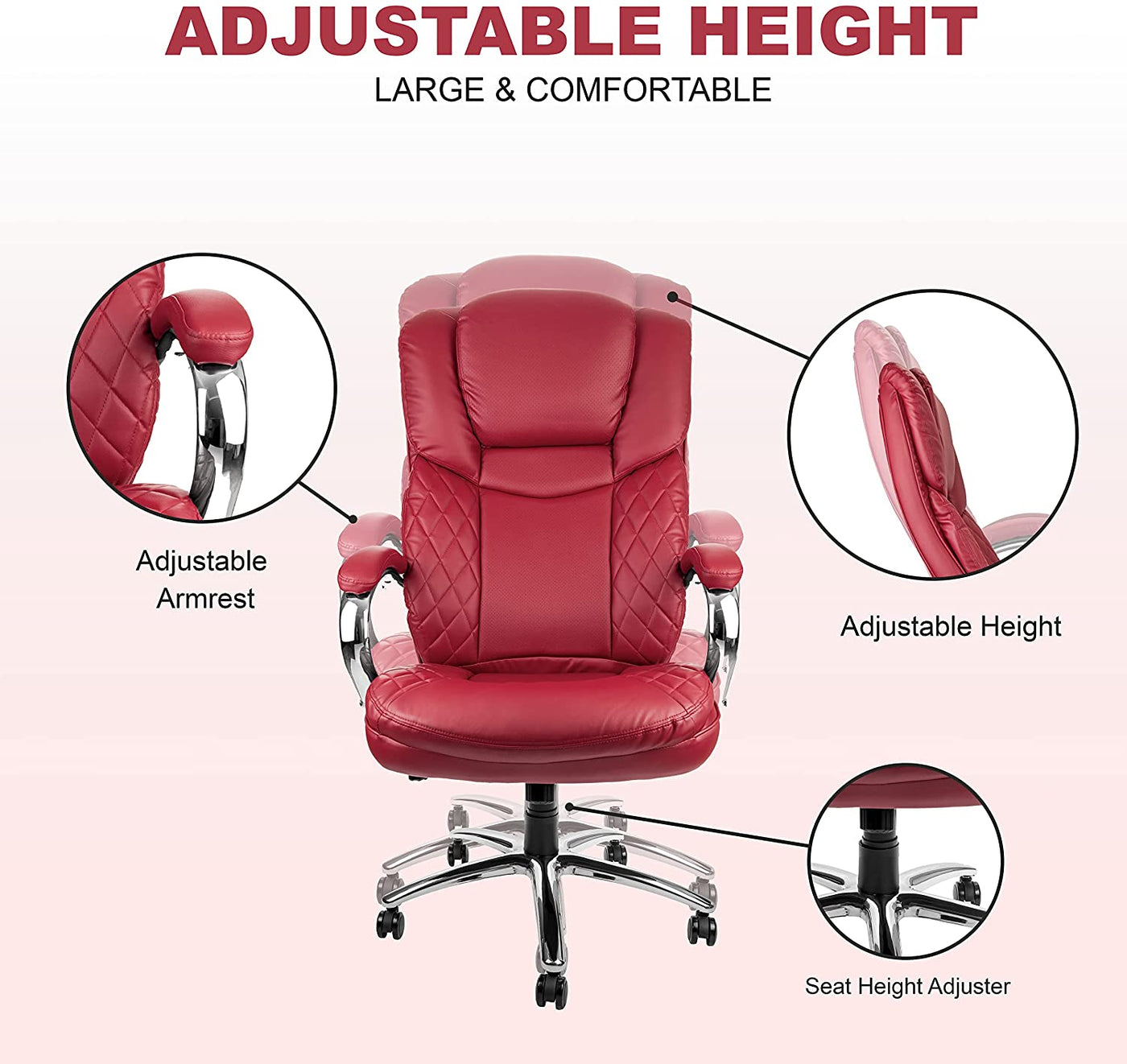 large comfortable desk chair