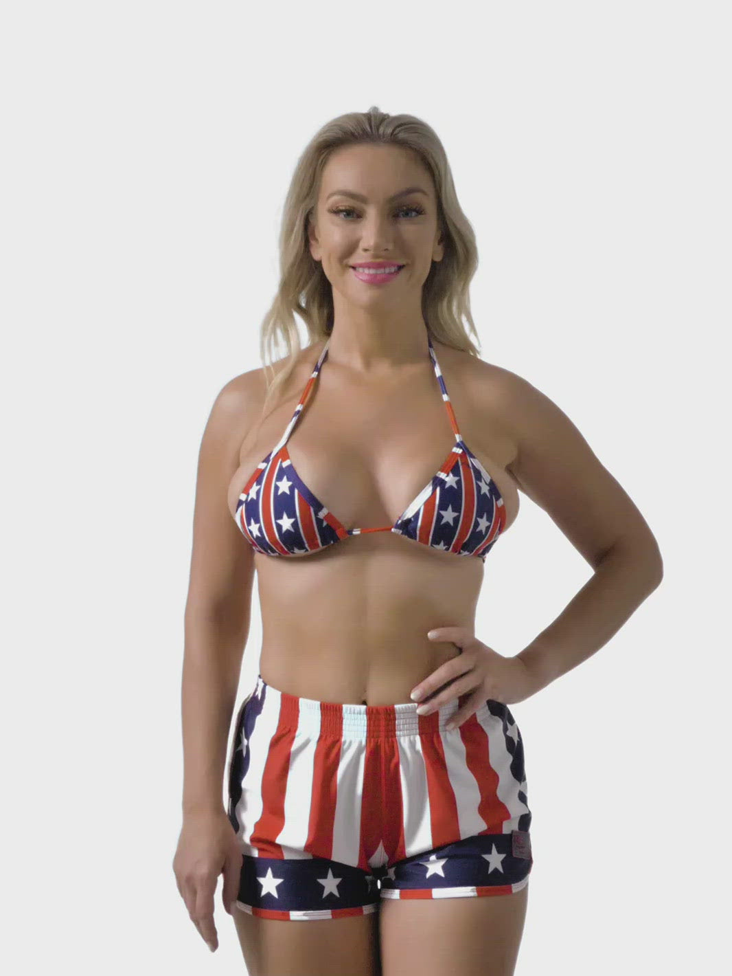 Sunga Life - Stars & Stripes USA - American Flag String Bikini