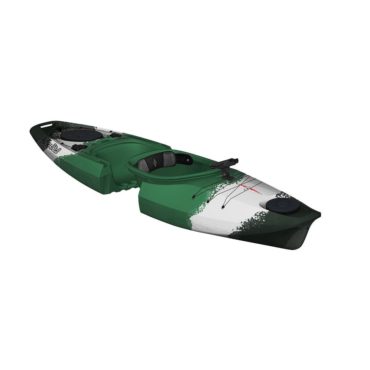 Kayak Modular De Pesca Point 65 Kingfisher Con Pedales - Naranja - Kayak  individual