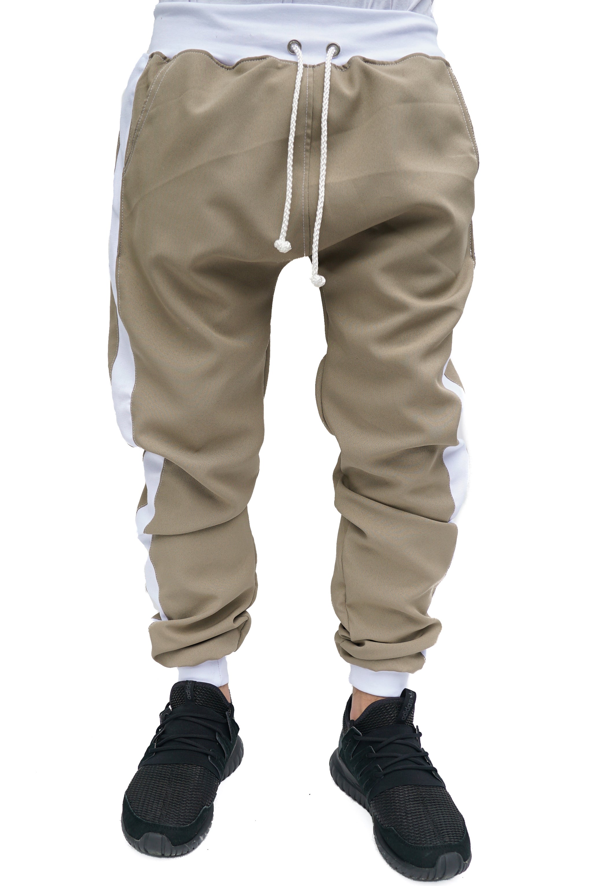 adidas tan track pants