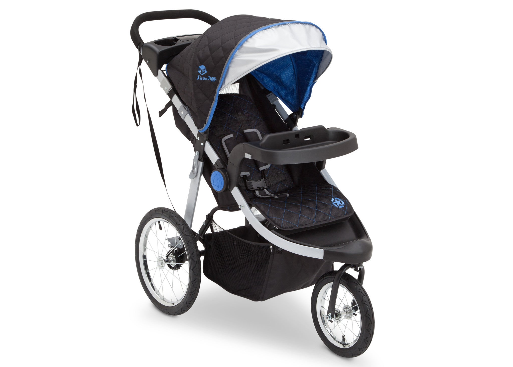 blue jeep stroller