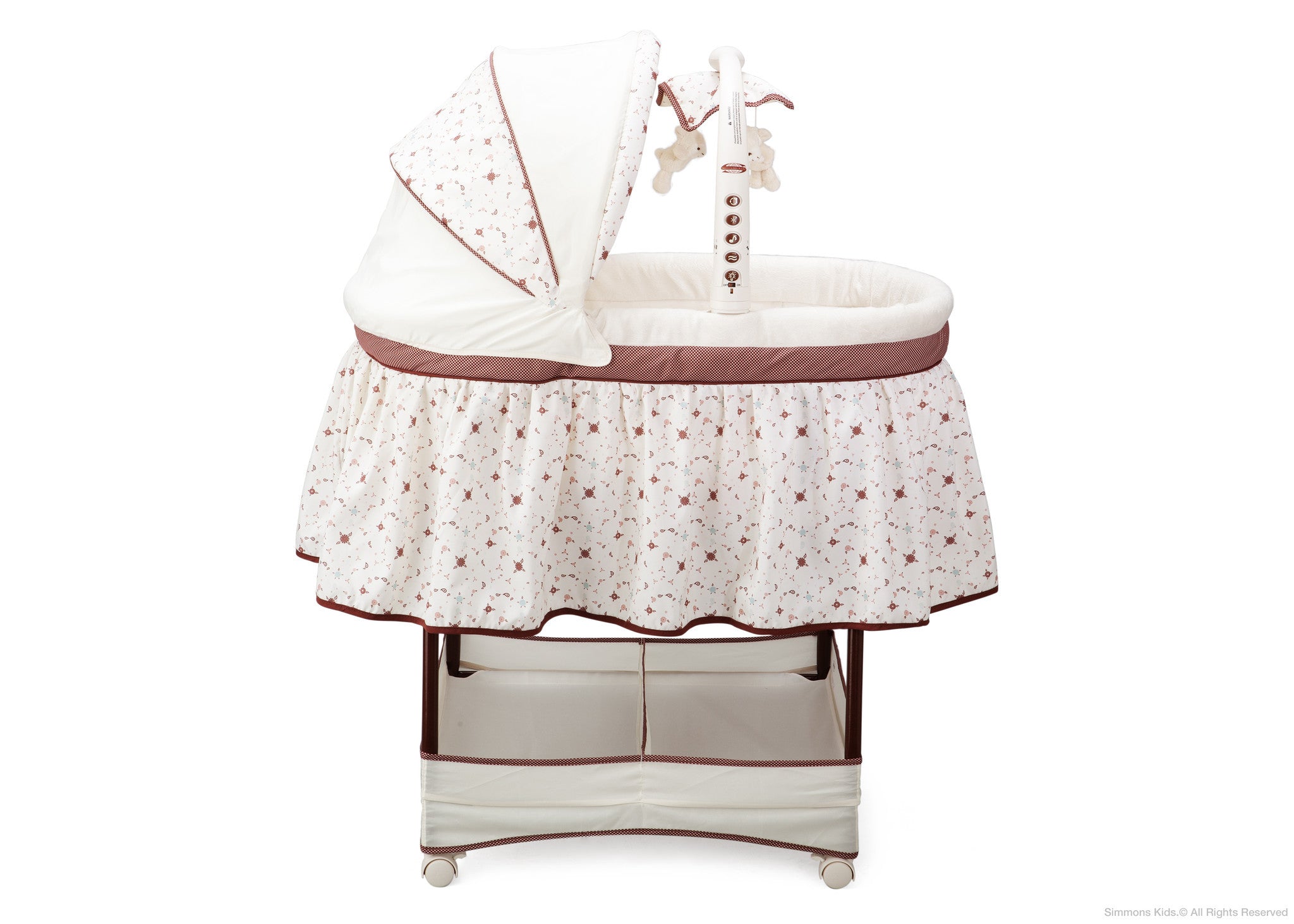 simmons kids slumbertime elite gliding bassinet