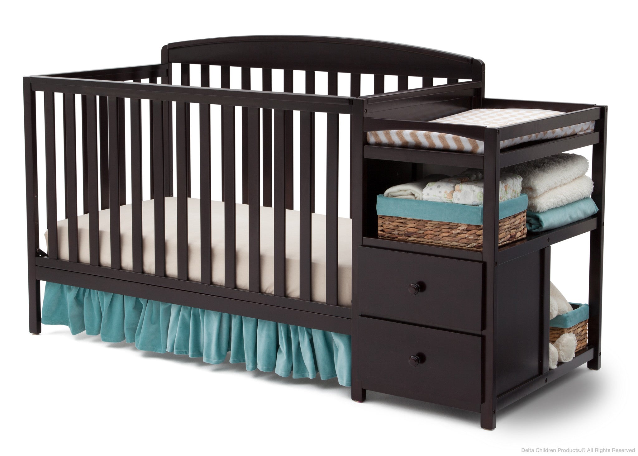 delta children crib and changer