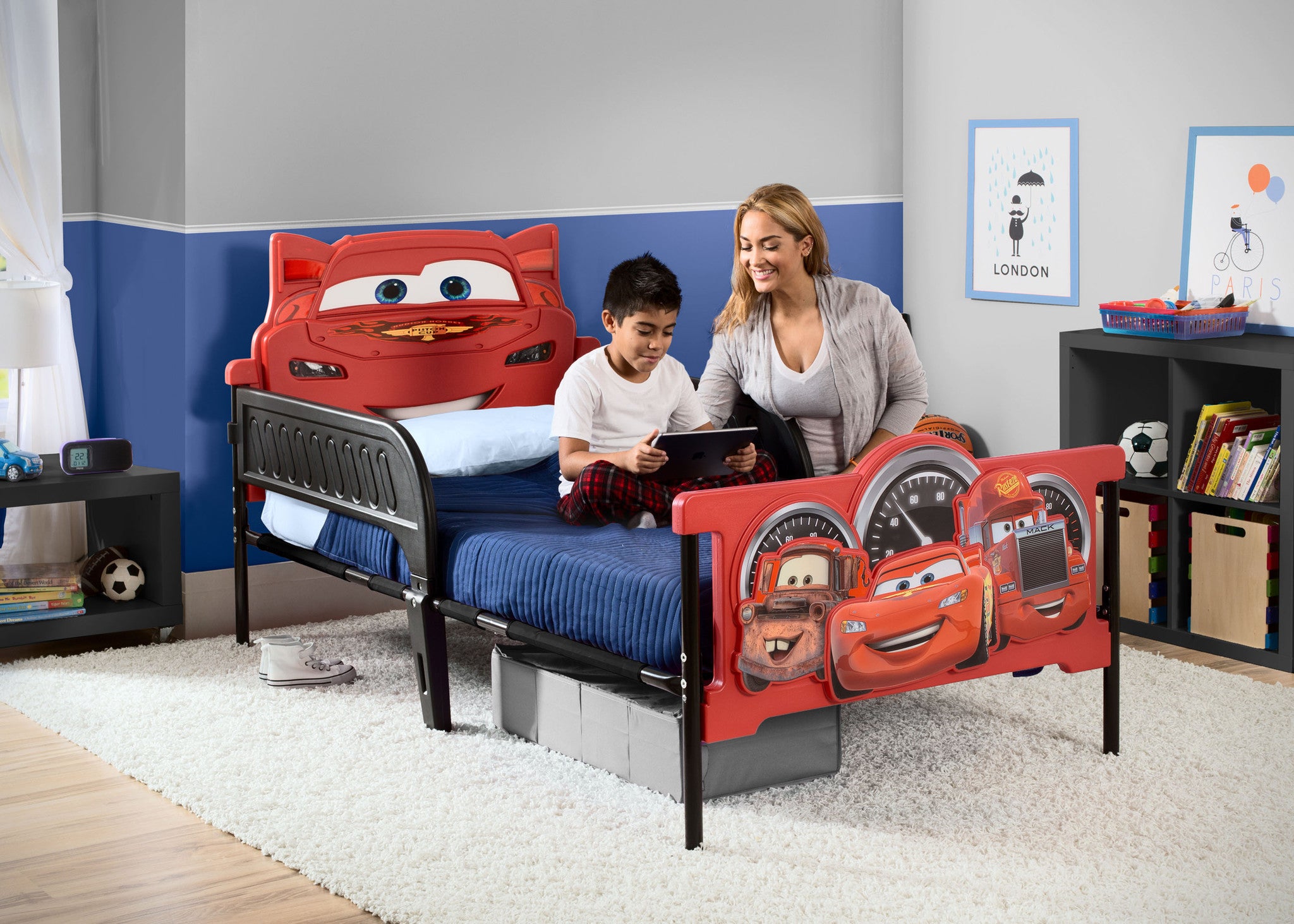 Cars Plastic 3d Twin Bed Deltaplayground