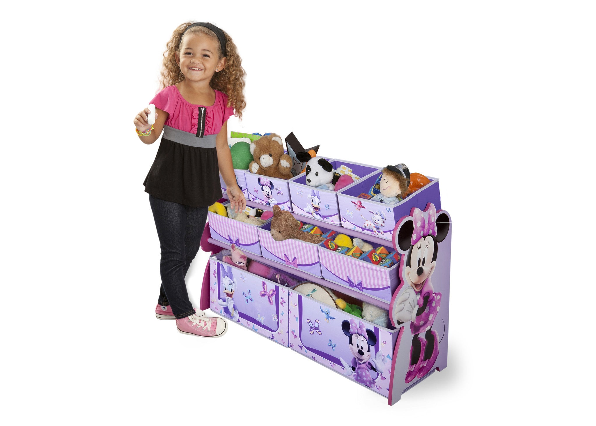 minnie mouse multi bin toy organizer