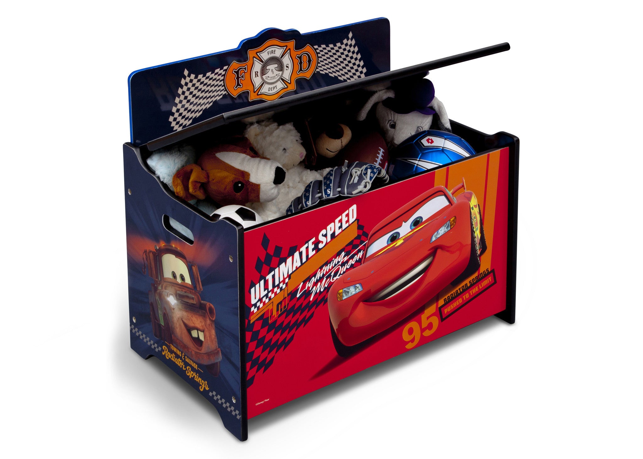 lightning mcqueen toy chest