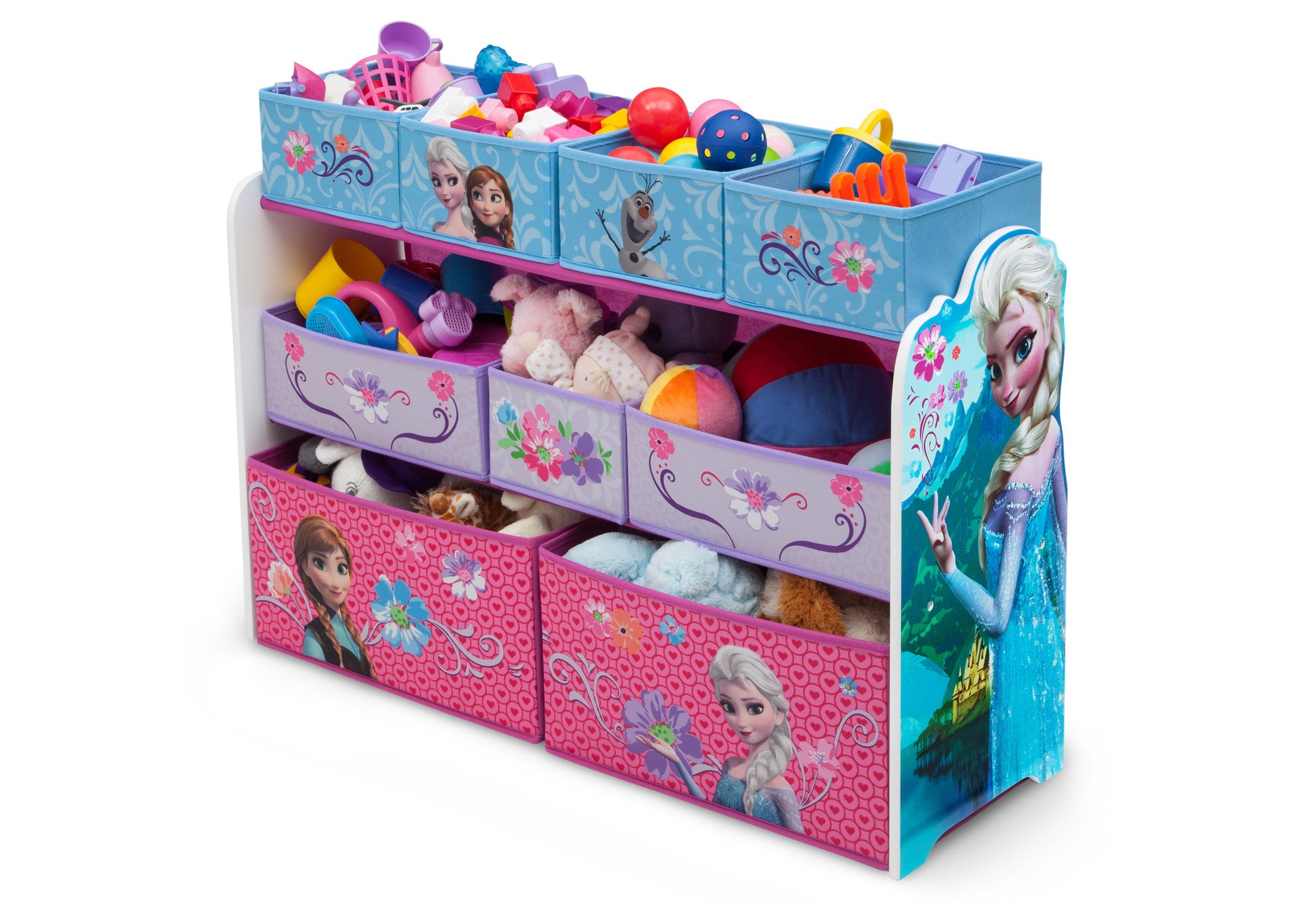 deluxe multi bin toy organizer