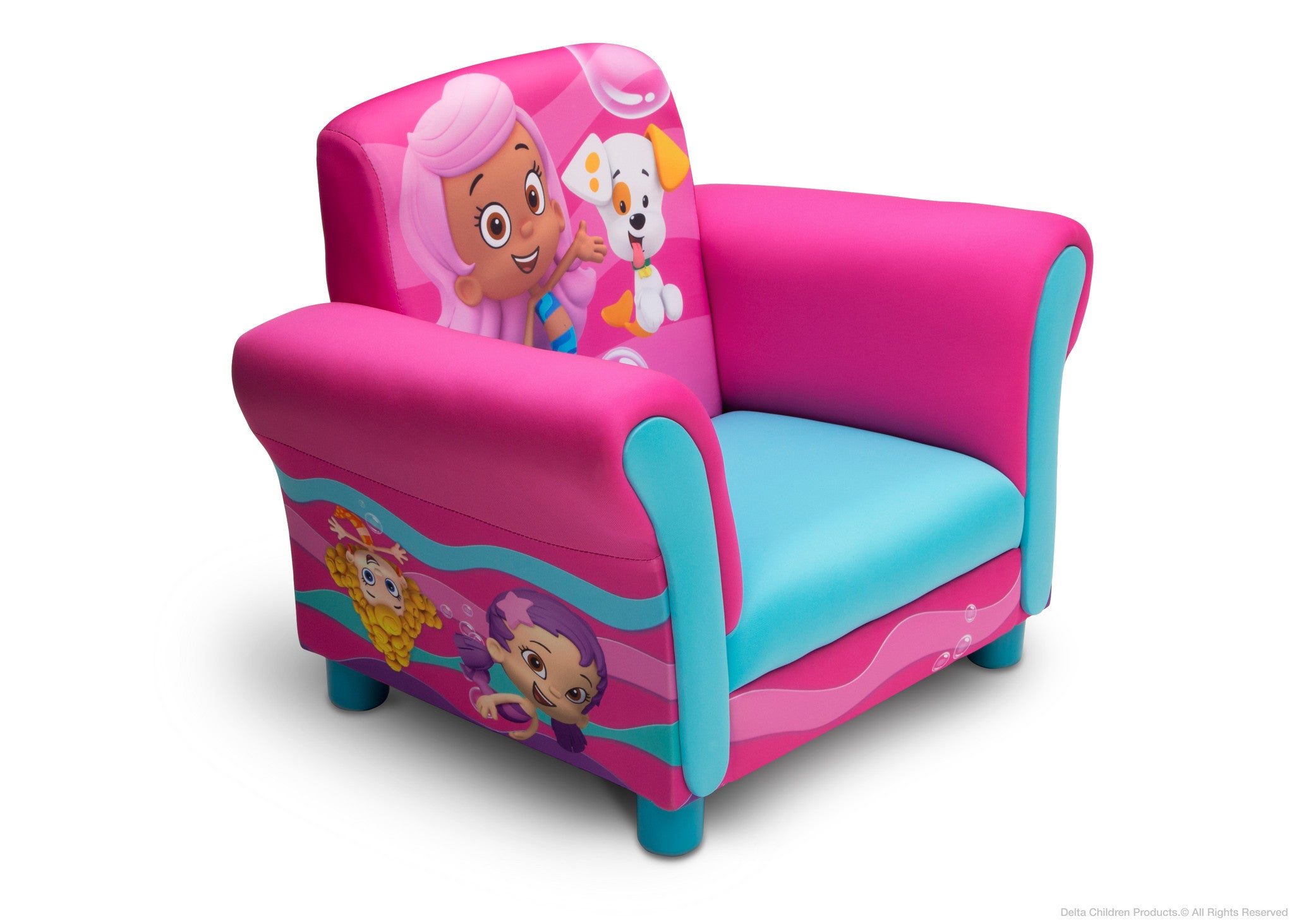 Bubble Guppies Upholstered Chair Deltaplayground