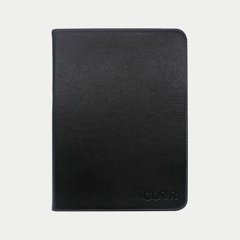 Ipad Air 3 Case Genuine Top Grain Cowhide Leather Black Cuvr