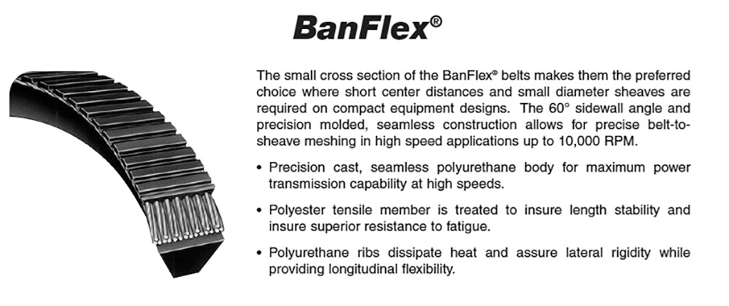 11M1000  Banflex Metric (Polyurethane)