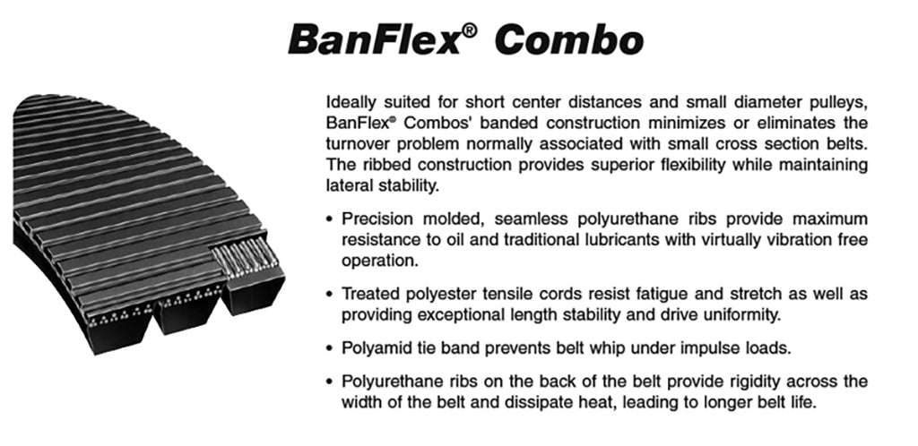 2-11MS1600  Banflex Combo Metric (Polyurethane)