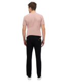 Pantalón Estilo Chino Cartera de Gabardina - Negro
