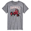 IH Farmall Retro Tractor On Farm IH Mens Short Sleeve Tee