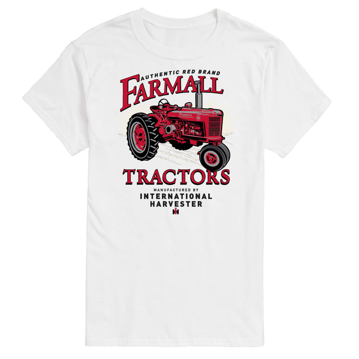 Authentic Farmall Tractors Mens Short Sleeve Tee