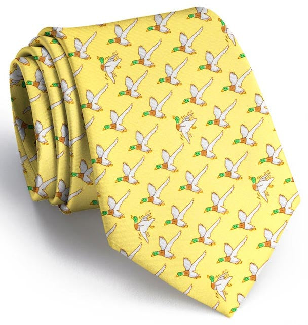 Duck Season Tie - Yellow