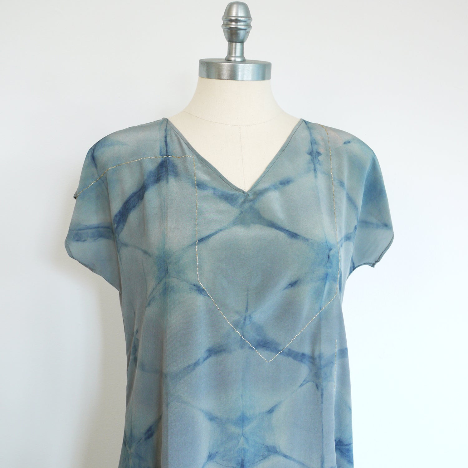 Itajime Shibori Cotton Double Face Dress abrahamlincolnsoacha.edu.co