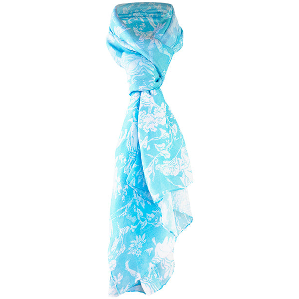 turquoise cashmere scarf