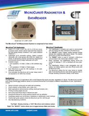 Brochure MicroCure et DataReader