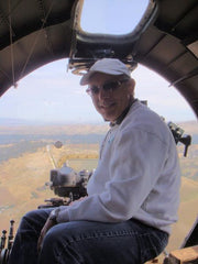 In the nose of the Collings Foundation B-17 at 2500ft.