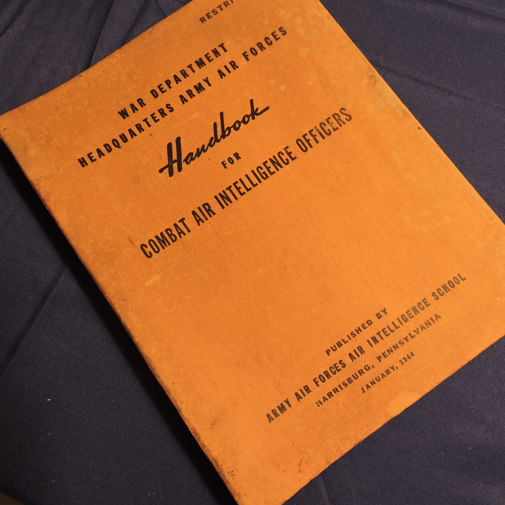 Handbook for Combat Air Intelligence Officers, 1944 AeroAntique