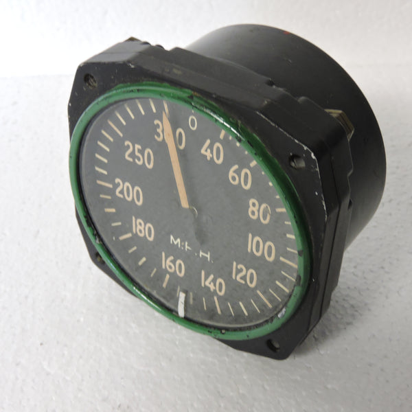 Airspeed Indicator 300mph Army Type C 14 Us Army Air Force Wwii