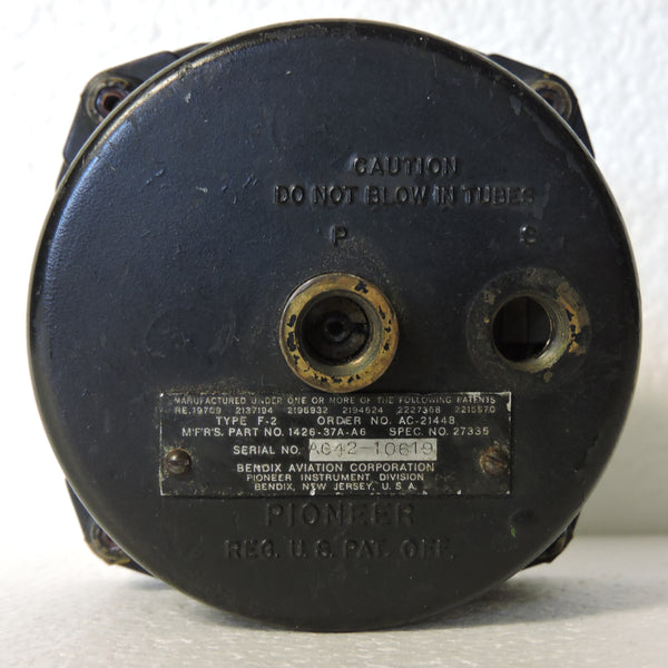 Airspeed Indicator, 700MPH, Army Type F-2, US Army Air Corps, WWII ...