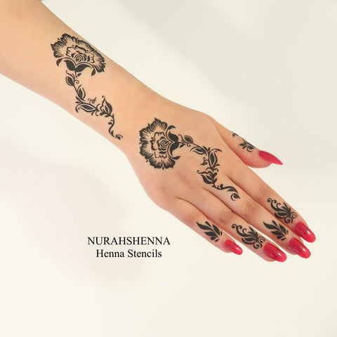 Henna Stencil Aranaya – Henna By Haaria