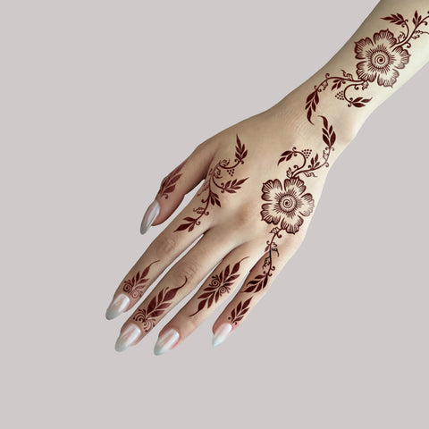 ARABIAN HENNA STENCILS  MEHNDI STENCILS – NURAHSHENNA