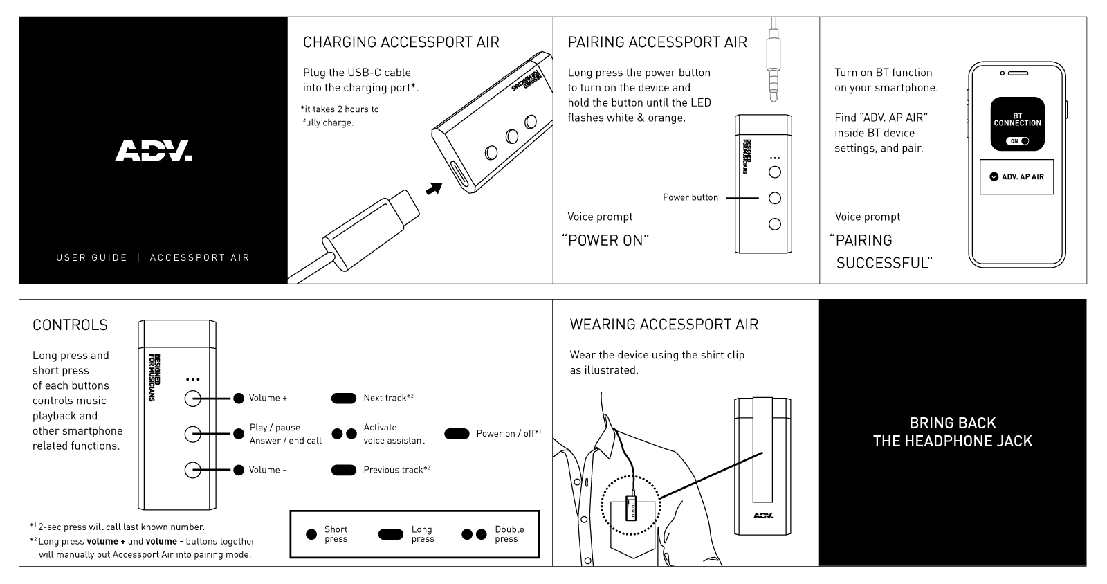 ADV. Sound Accessport Air User Guide
