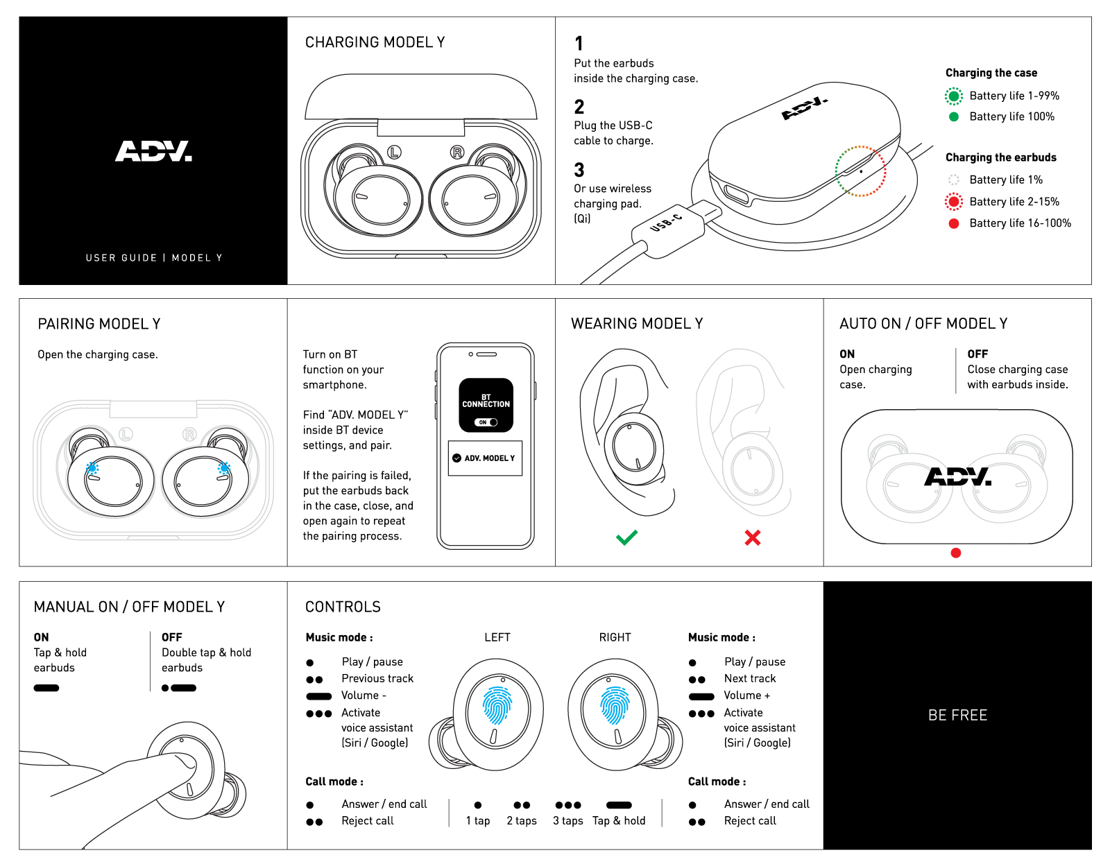 Adv。モデルYユーザーガイド