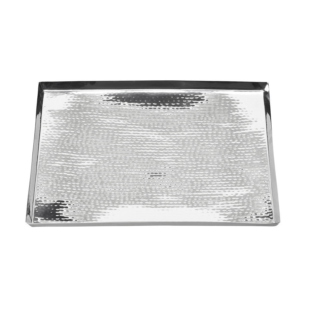 Hammered Silver Display Tray