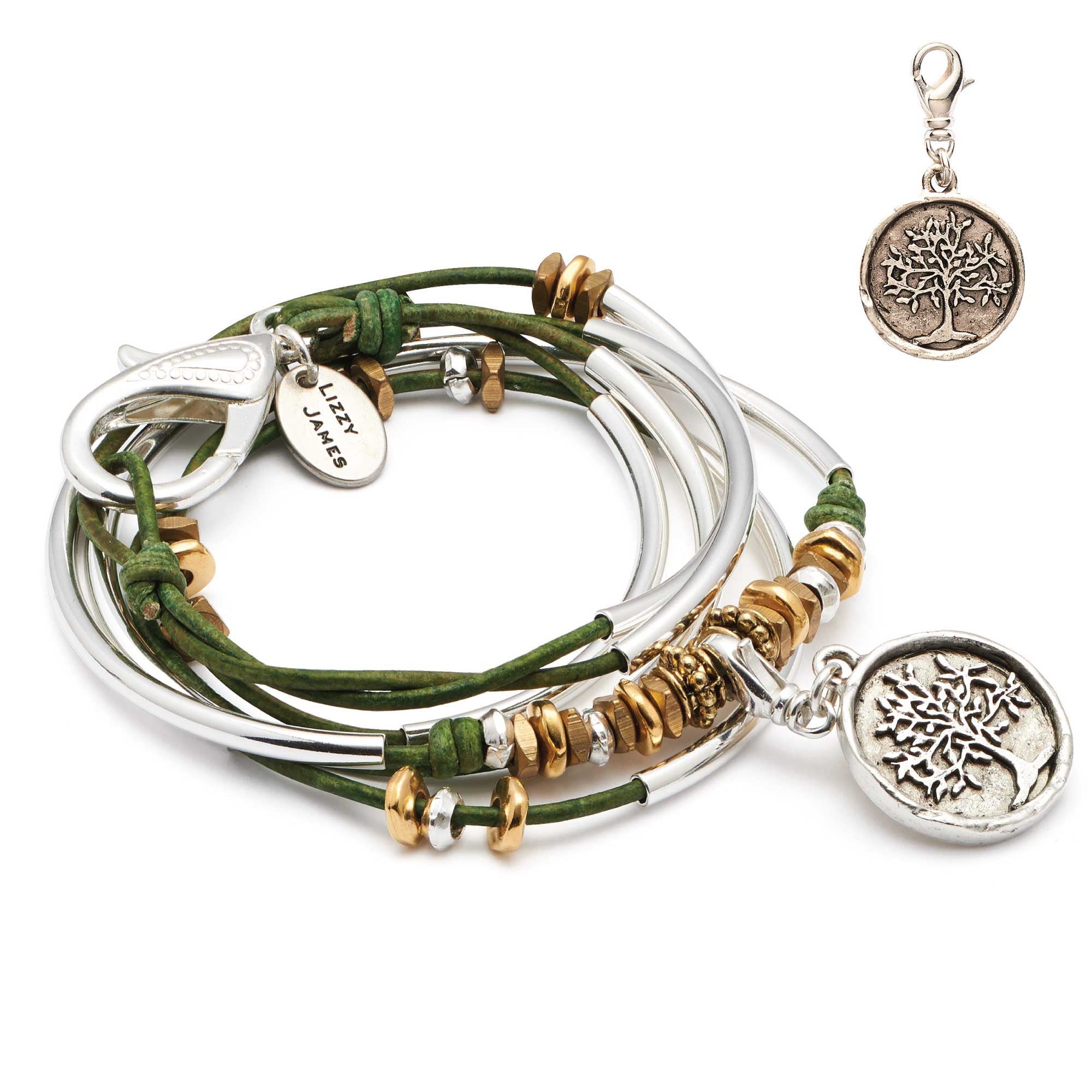 Trixy with Silver Tree of Life Pendant w Removable Clasp