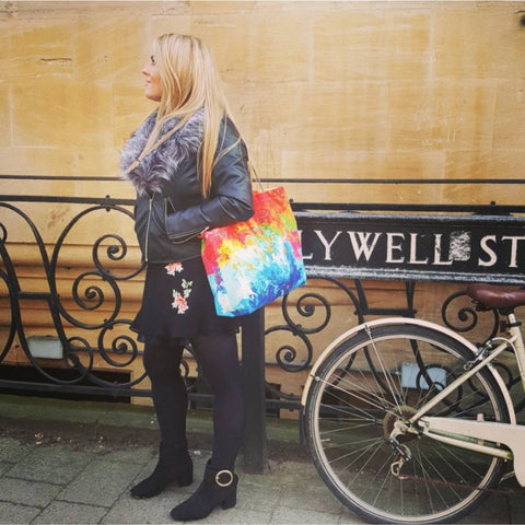 Incalescence tote bag in Oxford