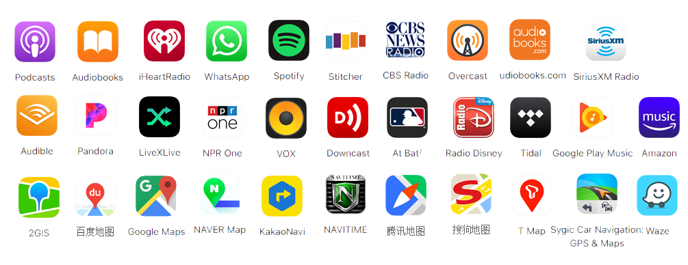 CarPlay Apps Icons