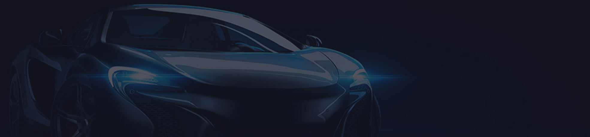 Blue Car - Fit Guide Banner