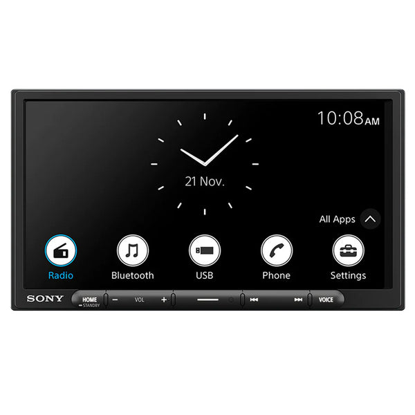 Sony XAV-AX8100 Single DIN Digital Receiver with 8.95 Adjustable Display,  Apple Carplay, Android Auto and Weblink