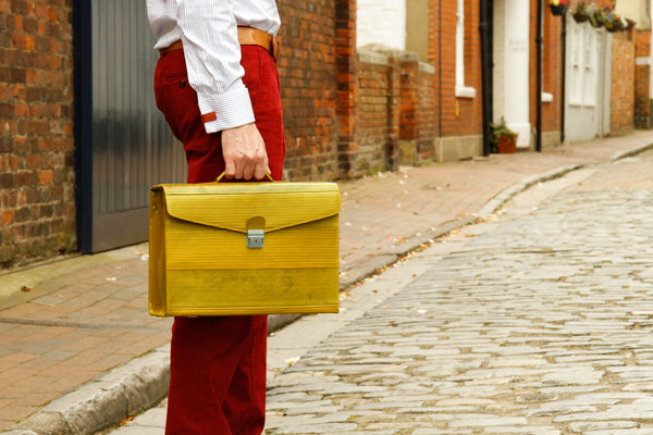 Elvis & Kresse Attache Case - Yellow