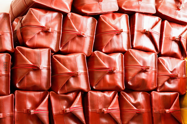 Red Weekend Bags - Elvis & Kresse