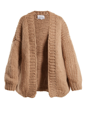 MATCHES FASHION The Cardigan balloon-sleeved wool cardigan