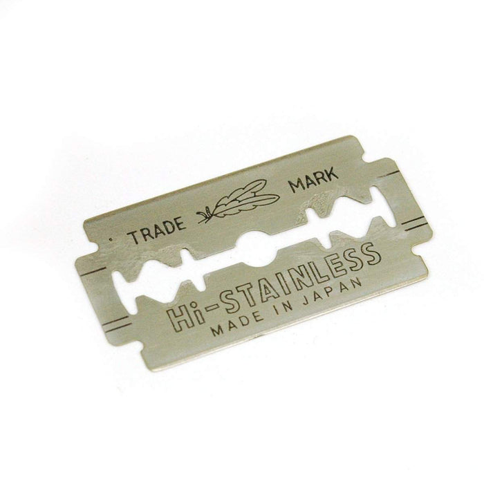 Feather Double Edge Safety Razor Blades - 5 pack - Classicshaving.com ...