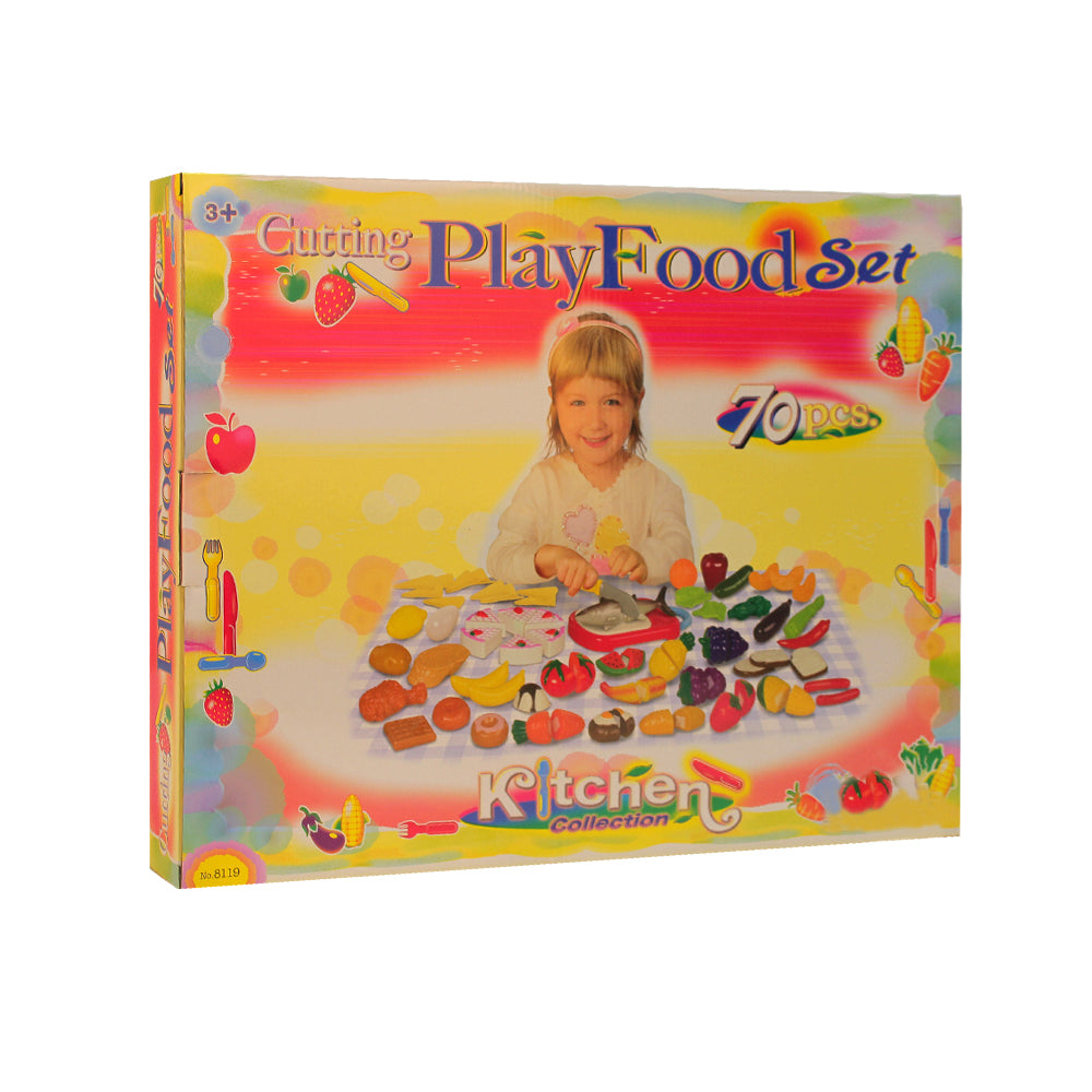 cutting play food set